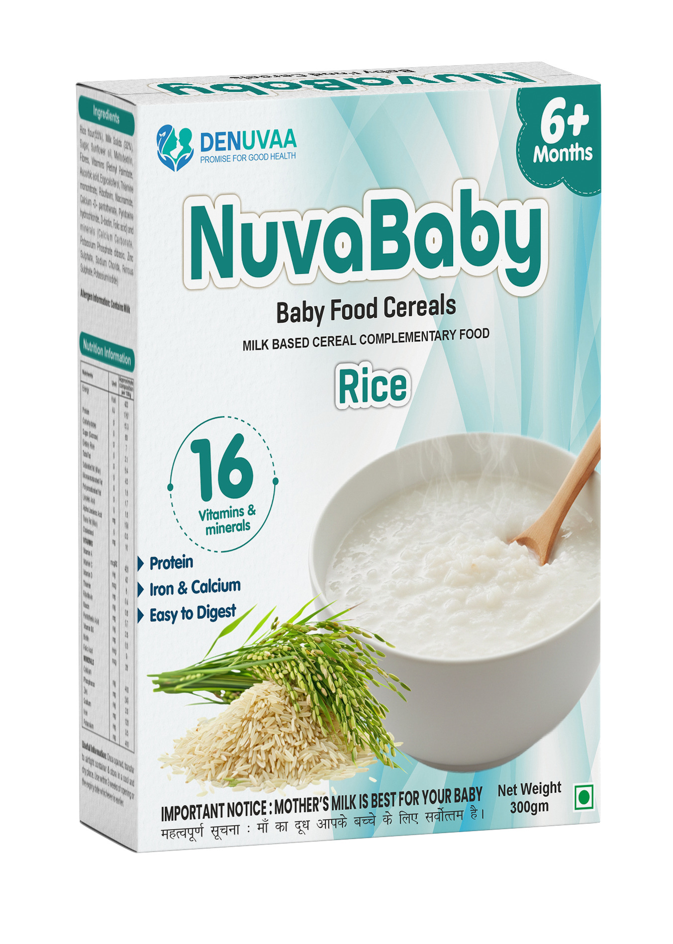 NUVABABY 6+ RICE MILK